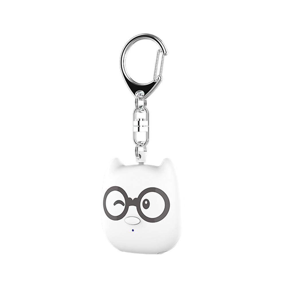 Cute Personal Self Defense Alarm 130db Self Defense Siren Safety Alarm For Women Girl Personal Keychain Alarm Rechargeable