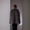 European and American autumn and winter women's clothing solid color artificial fur jacket women's coat