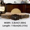 Cow Head Buckle Western Cowboy Belt Retro Waistband Fashion Embossed Belt  For Man Women