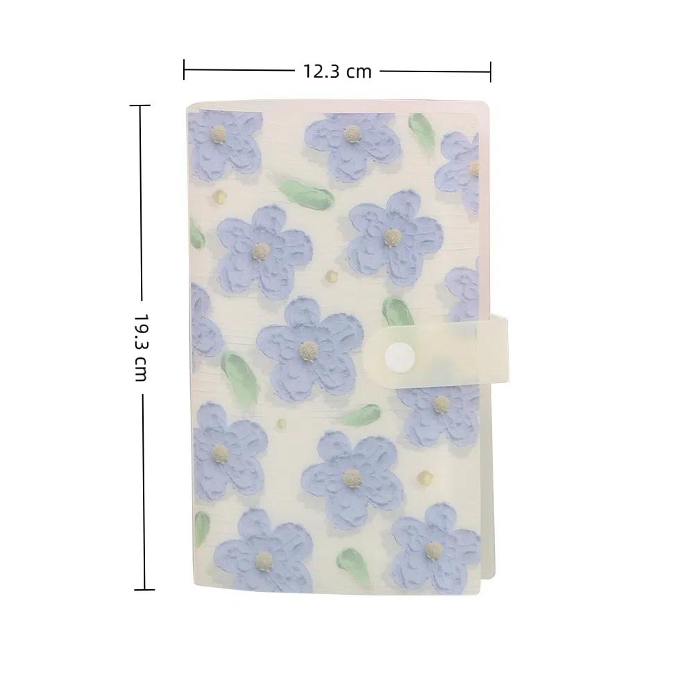 Creative 3-inch Photo Album PP Oil Painting Card Holder 120/240 Slot Small Card Postcard Storage Album Card Album