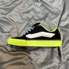 Knu skool culoare contrastantă verde fluorescent negru pantofi groși tip pâine stil stradă american cool pantofi sport casual
