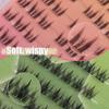 Soft Lash Individual Clusters Glue-free Lashes Self Adhesive Press on Lashes  Eyelash Extension