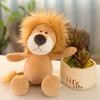 Lion Monkey Plush Stuffed Toy Simulation Forest Animal Doll Giraffe Plush Toys  Boys Girls