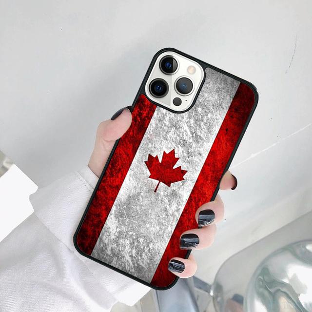 Canada Flag Phone Case Cover For iPhone 17 Air 15 Pro MAX 16 Plus 14 11 12 13 Coque