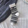 Women's New Autumn and Winter Color Striped Boneless All In One Drum Pile Cotton Socks