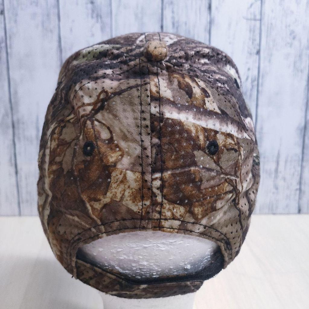 [USED] Realtree Camo 6-Panel Cap In Brown Earth Tones with Embroidered Logo