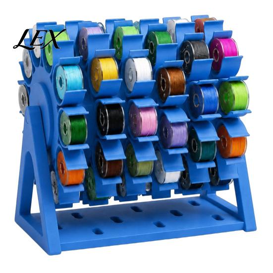 Rotating Thread Holder 60-Spool Sewing Organizer Rack, 360 Degree Swivel Space Saving Spool Display Stand, Tabletop Storage for Embroidery And