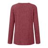 Women's Fashion Casual Slim Solid Color Long Sleeve V-Neck Top