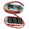 Samcos LED Digital Set of Digital Display Voltage Tester for DC Circuit Testing Voltmeter, 2-Wire, 0.28 Inch, 2.5V-30V, 5, Red,