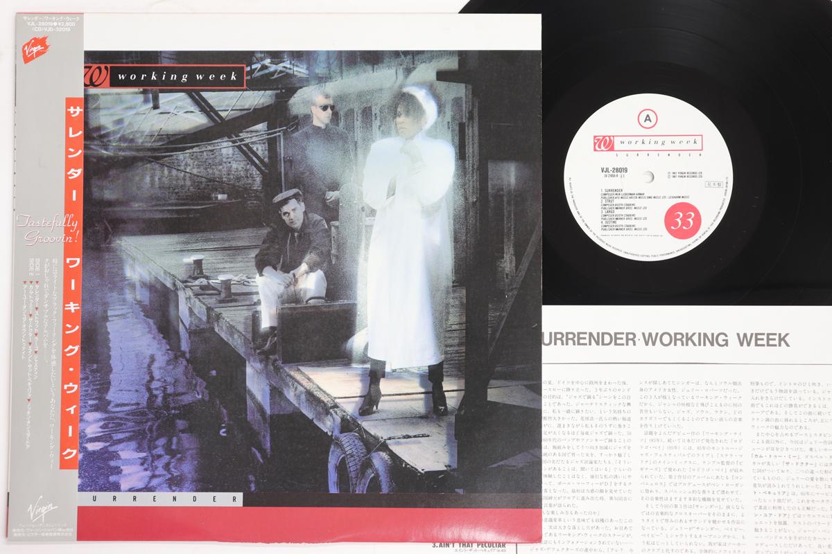 

LP Record WORKING WEEK Surrender VJL28019PROMO VIRGIN 1987 Japan Obi Dance Electronica Used