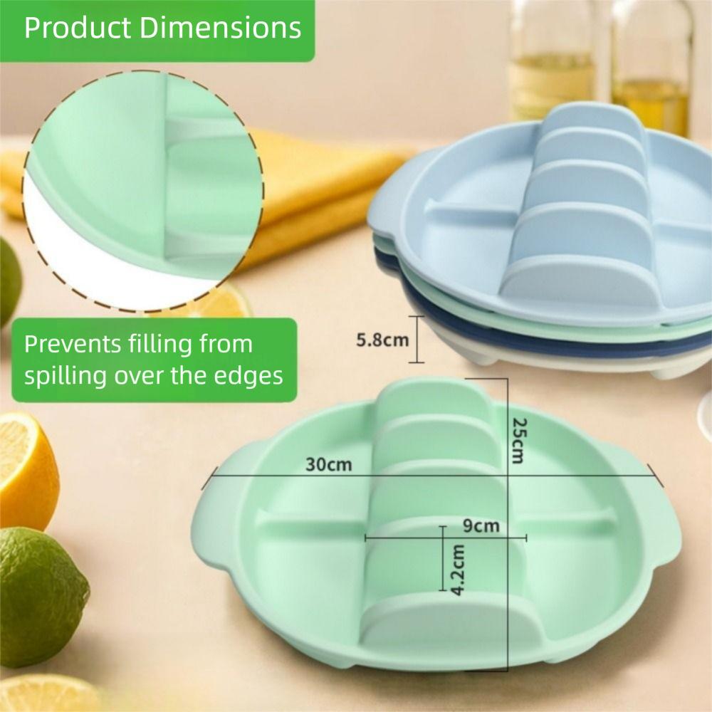 Non Slip Silicone Taco Holder Reusable Taco Display Stands Taco Divider Plate  Cooking