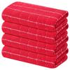 Homaxy 2/4Pcs Cotton Dish Towels Dishcloth Ultra Soft And Absorbent Kitchen Towels Household Cleaning Tools Kitchen Wash Cloth