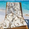 Baroque Rococo style Print Towel Quick Drying Beach Towels Are Suitable For Swimming Pools Camping Yoga And The Gym