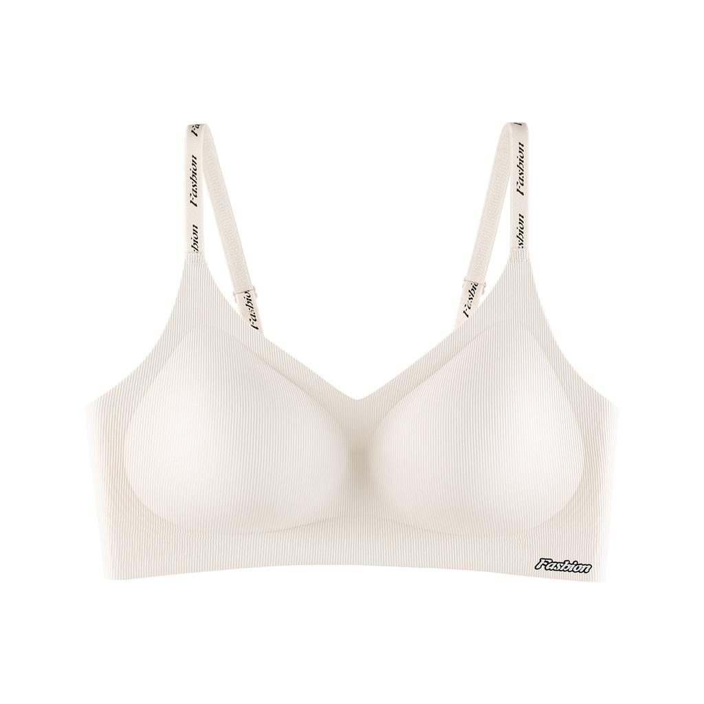 Soft support underwear women's seamless thin small breasts gather to prevent sagging, close the sub-breast cover, and no steel ring bra.