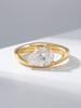 925 Sterling Silver Fashion Gorgeous Hollow Water Droplet Ring For Women Engagement Wedding Luxury High Quality Fine Jewelry