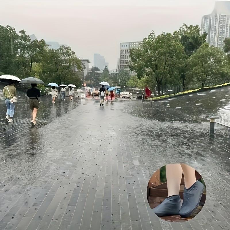 1 Pair of Unisex Shoe Covers: Waterproof, Slip-Resistant, Reusable, Durable, Elastic, and Easy to Clean!