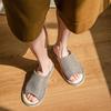 KOCOTA Loofah and Perfect for Sweaty Room Size M Slippers, Moisture-Absorbent, Dry, Stuffy, Feet, Shoes, Summer, Unisex, Gray,