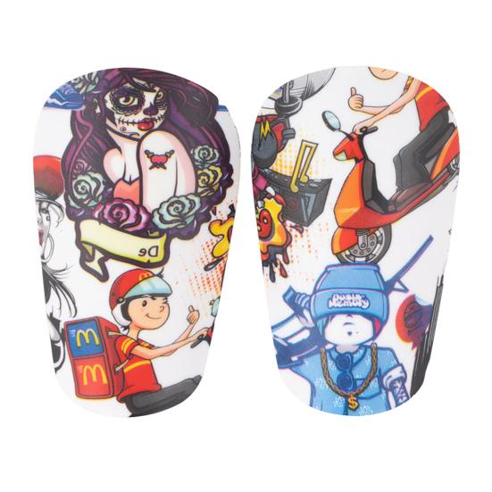 

1 пара мини-футбольных накладок на голень, легкие гибкие амортизирующие накладки из ЭВА, футбольные щитки для футбола, тренировочное оборудование для мальчиков и девочек S