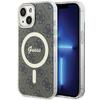 Guess GUHMP15SH4STW iPhone 15 / 14 / 13 6.1" braun/braun Hardcase IML 4G MagSafe