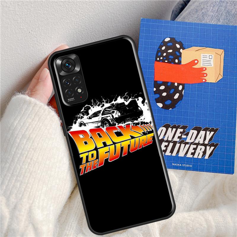 Back to the Future Cool Case For Xiaomi Redmi Note 11 9 8 10 Pro Note 11S 9S 10S Cover For Redmi 9 10 9A 9C 10C