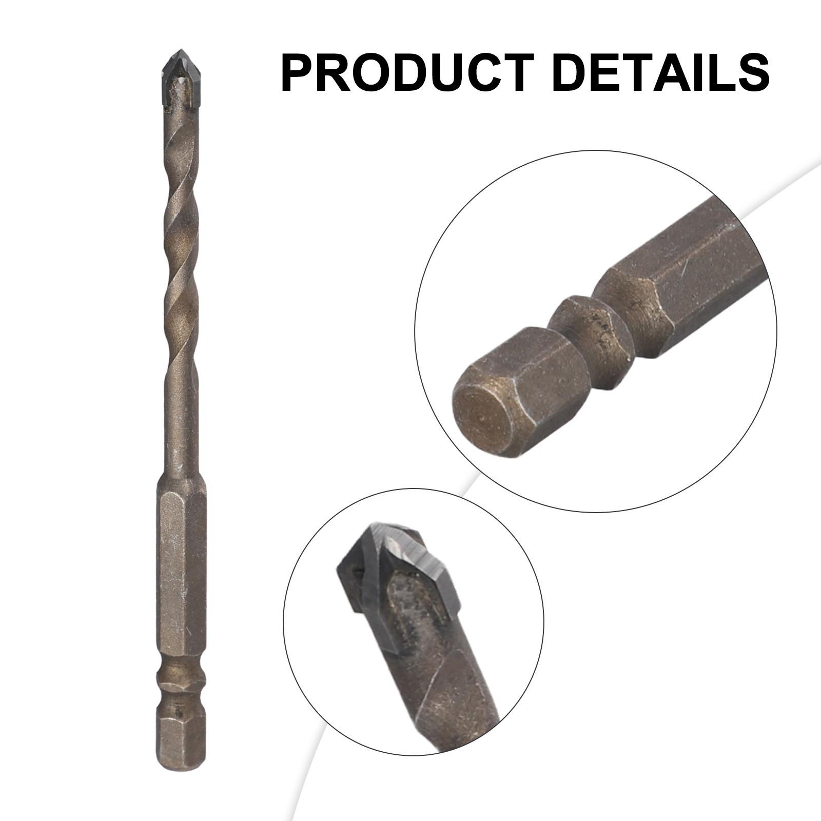 

Four Edged Hexagonal Handle Shock Drill Triangle Drill 6mm