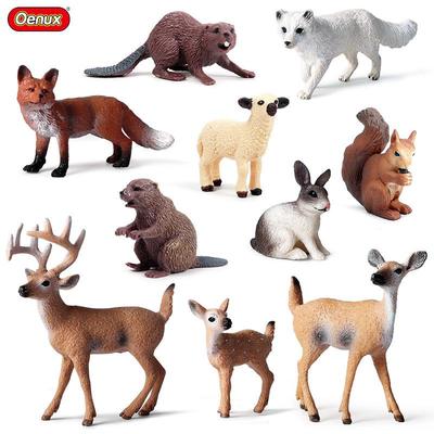 Christmas Wildlife Toys: Beaver, Squirrel, Monkey, Fox, Deer, Rabbit, Anteater