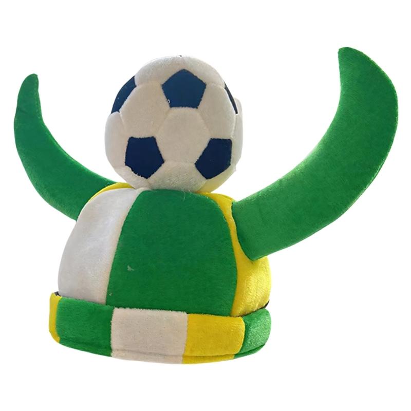 Soccer Event Ox Horn Football Hat For Sports Event And Themed Parties Comfortable Stylish Design