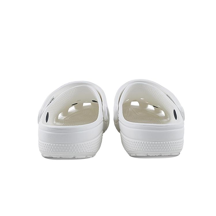 Crocs Classic clog EVA bow puppy fashion cute home casual school style hole shoes unisex white