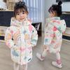 Girls Boys Down Jacket Winter Coats Children Clothes Hooded Windbreaker Coat for Kids 2-7 Years Cotton Warm Outerwear