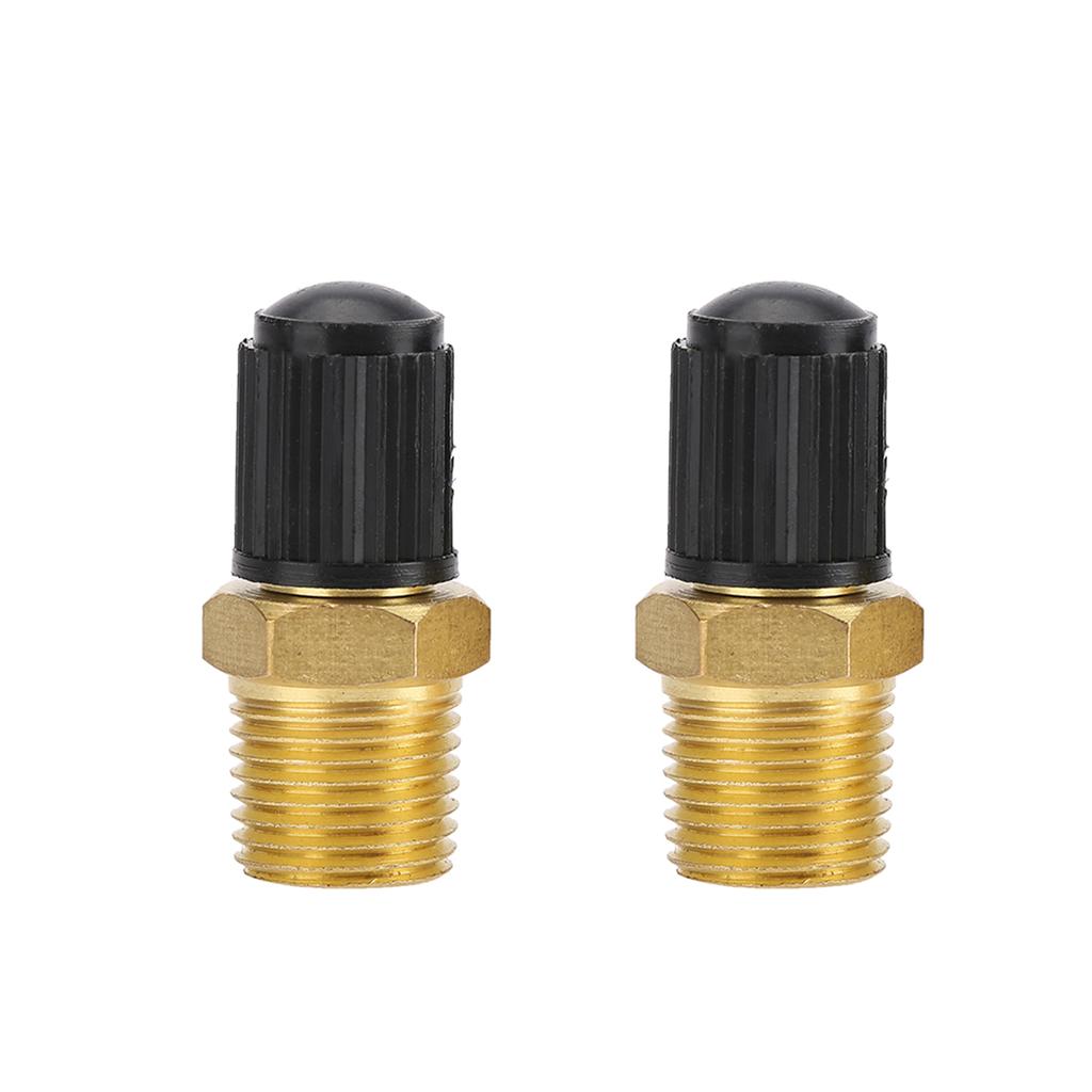 2 Pcs 1 4 Inch NPT MPT Brass Air Compressor Tank Fill Valve