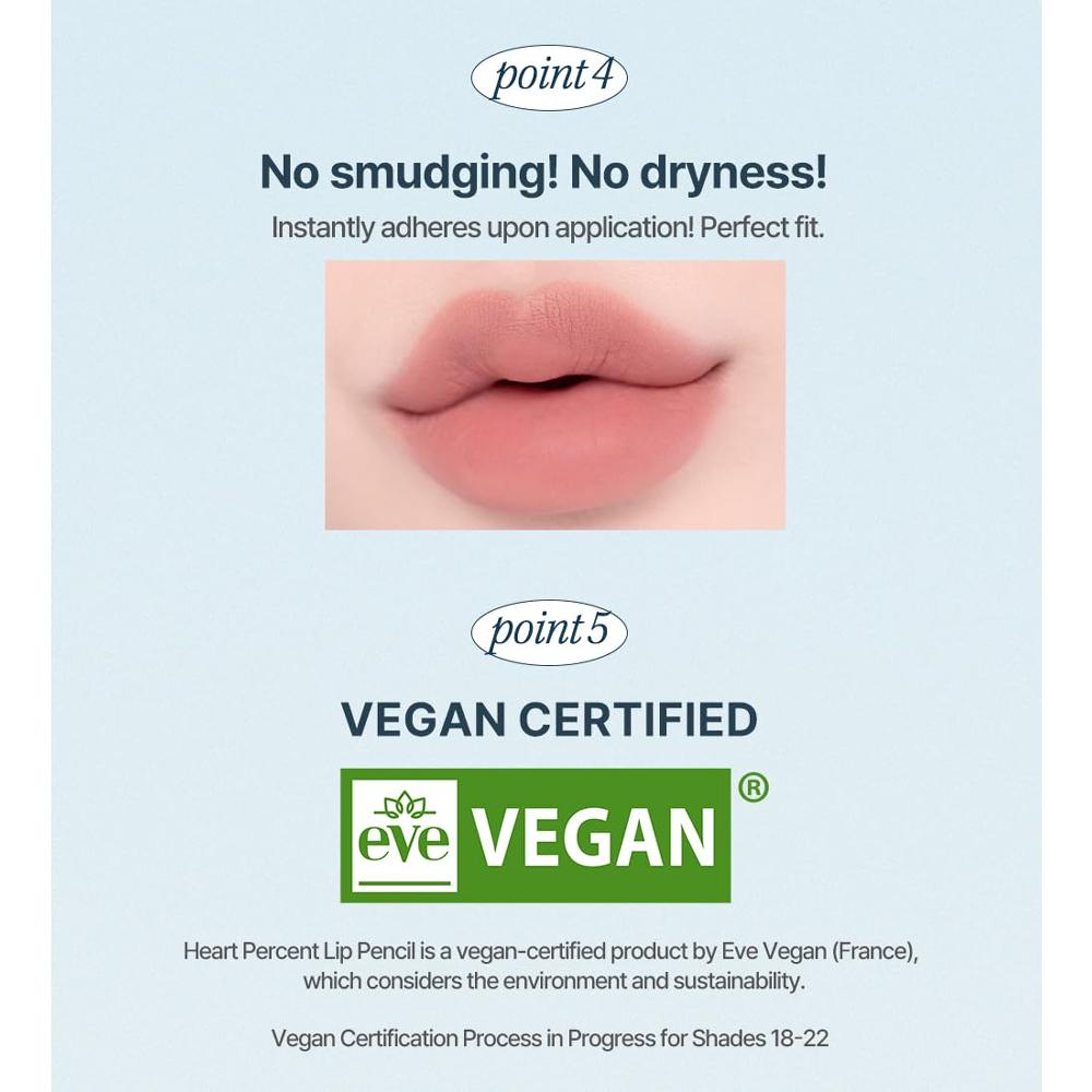 [Heart Percent] Dote On Mood Lip Pencil - 08 CLOUDY MAUVE