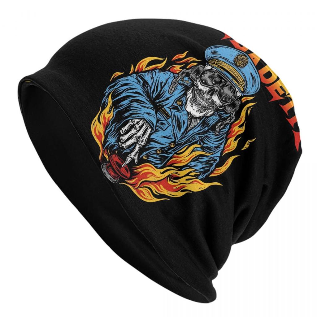 Custom Hot Heavy Metal Brand M-Megadethes Bonnet Hat Knitted Hats Fashion Unisex Warm Winter Beanies Cap