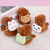 Capybara Plush Keychain Toy With Rabbit Frog Bear Backpack Design For Girls Gift And Bag Decoration
