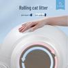Semi-Automatic Smart Cat Litter Box with Closed Design