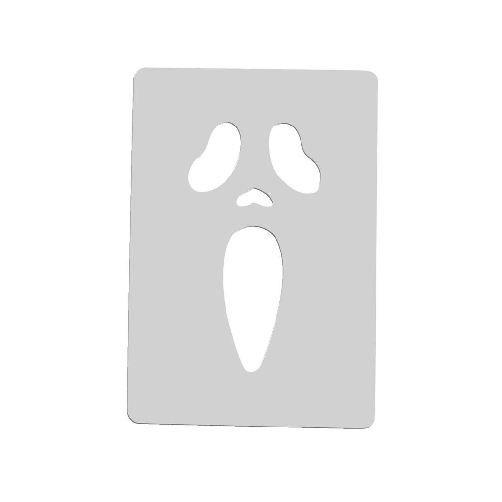 Halloween Acrylic Router Template, Scary Pumpkin Transparent Acrylic Woodworking Template, Curve Tracing Template, Tools