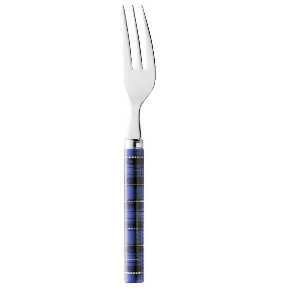

Takakuwa Metal Tartan Check Hime Fork Blue 401727