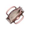 Michael Kors MK Gabby Classic Monogram Zip Closure Tote Bag Women handbags Gray Pink 35S3S5GS5B-640