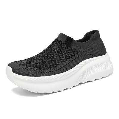 Zoccoli da Donna con Suola Nera Spessa, Scarpe Casual Estive in Rete Traspirante, Mocassini Leggeri Antiscivolo