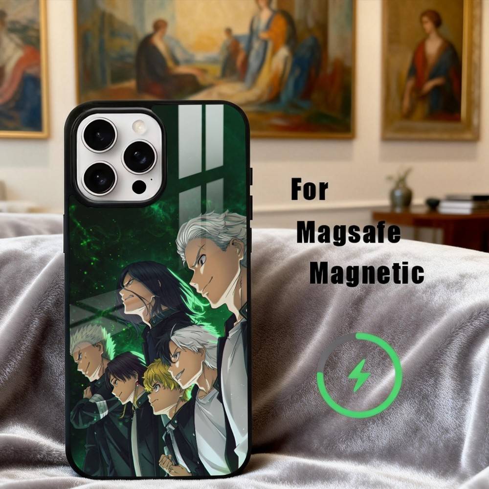 Manga W-Wind B-Breaker-R Phone Case For iPhone 17,16,15,14,13,12,Plus,Pro,Max for Magsafe Magnetic Wireless Charging