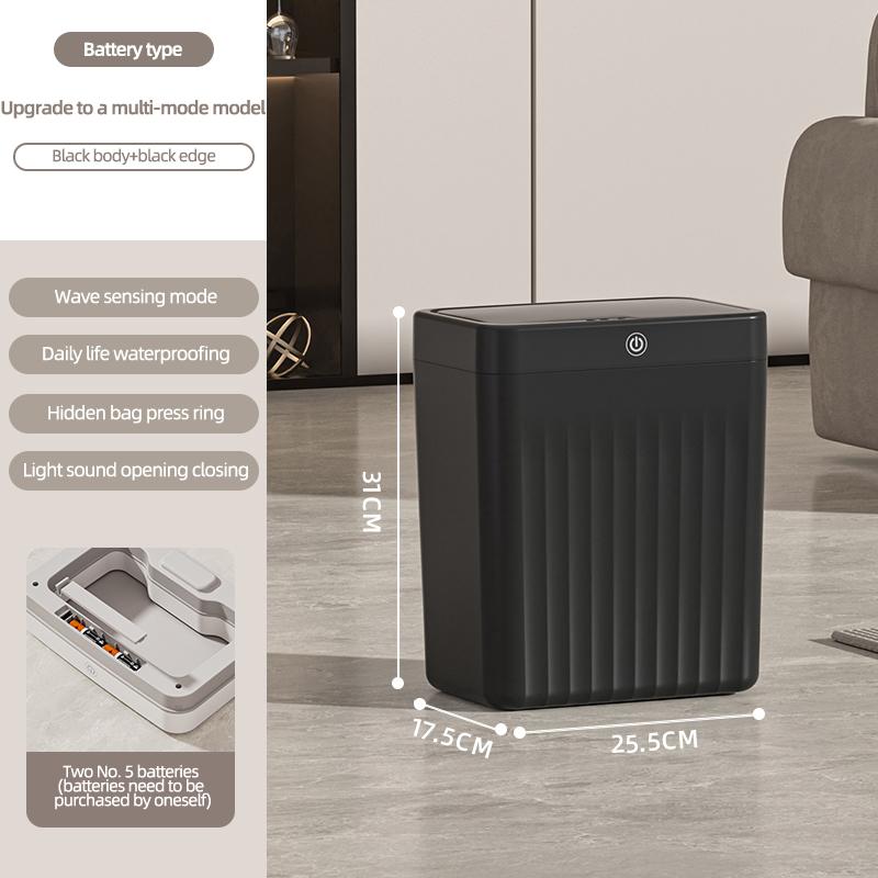 Smart Bathroom Trash Can Touchless Automatic Sensor Garbage Bin Large Capacity Induction Trash Can For kitchen Toilet Wastebaske