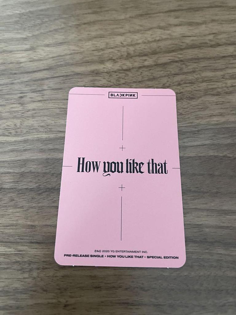 [USED] BLACKPINK trading cards