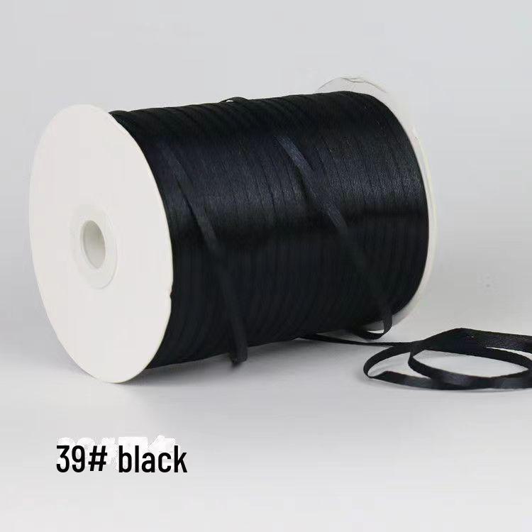 0.3cm Satin Ribbon for Bookmarks, Hair & Balloon Accessories, and Gift Packaging Bow.
