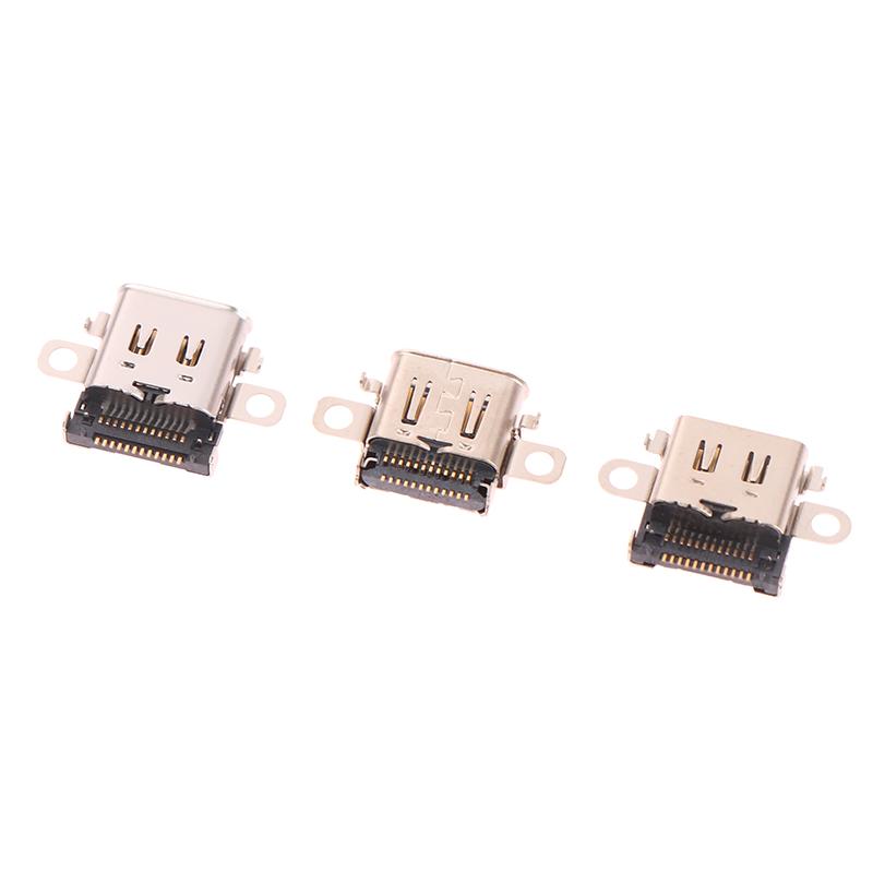 1Pcs For Ns Switch Oled Usb Charging Port Socket Lot For Switch Lite Console Power Connector Type-C Socket Port