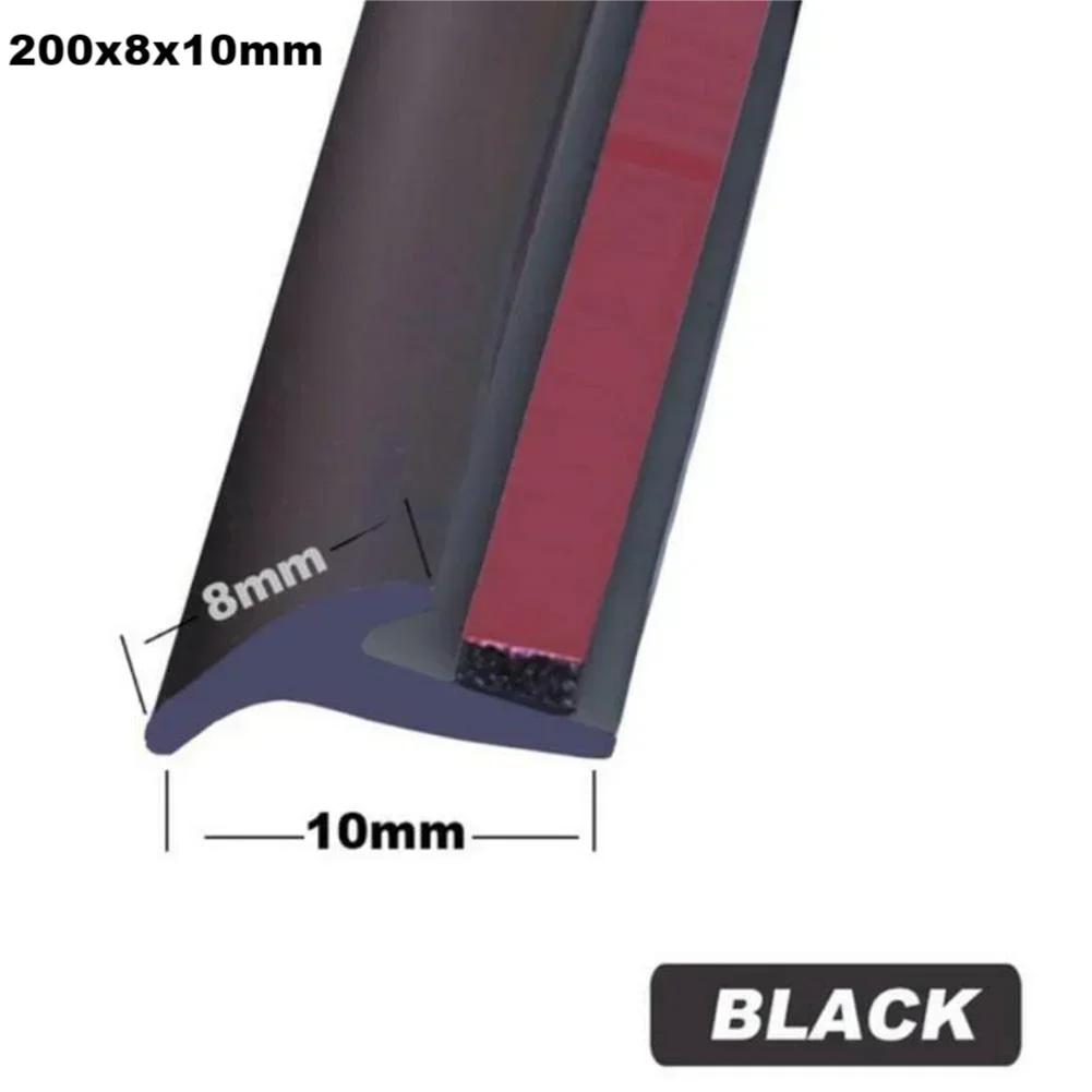2-5m Rubber Car Seals Edge Sealing Strips Seal Strip Trim For Car Front Rear Bumper Side Skirt Weatherstrip Rubber Window Seal