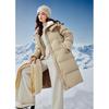 Women's Mid-length Lapel Down Jacket