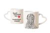 Neapolitan Mastiff, Mastino Napoletano - Cup with a Dog, Adorable Cup with a Heart-shaped Handle, Universal Gift from the Brand