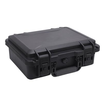 Rectangular Satellite Hard Case for Mini IP67 Water Proof Lockable Travel Storage Box PP Shell EVA Interior with Handle