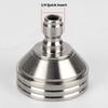 1/4Inch Quick Connect High Pressure Washer Nozzle Stainless Steel Sprays Head For Car Tire Cleaning and Flower Watering