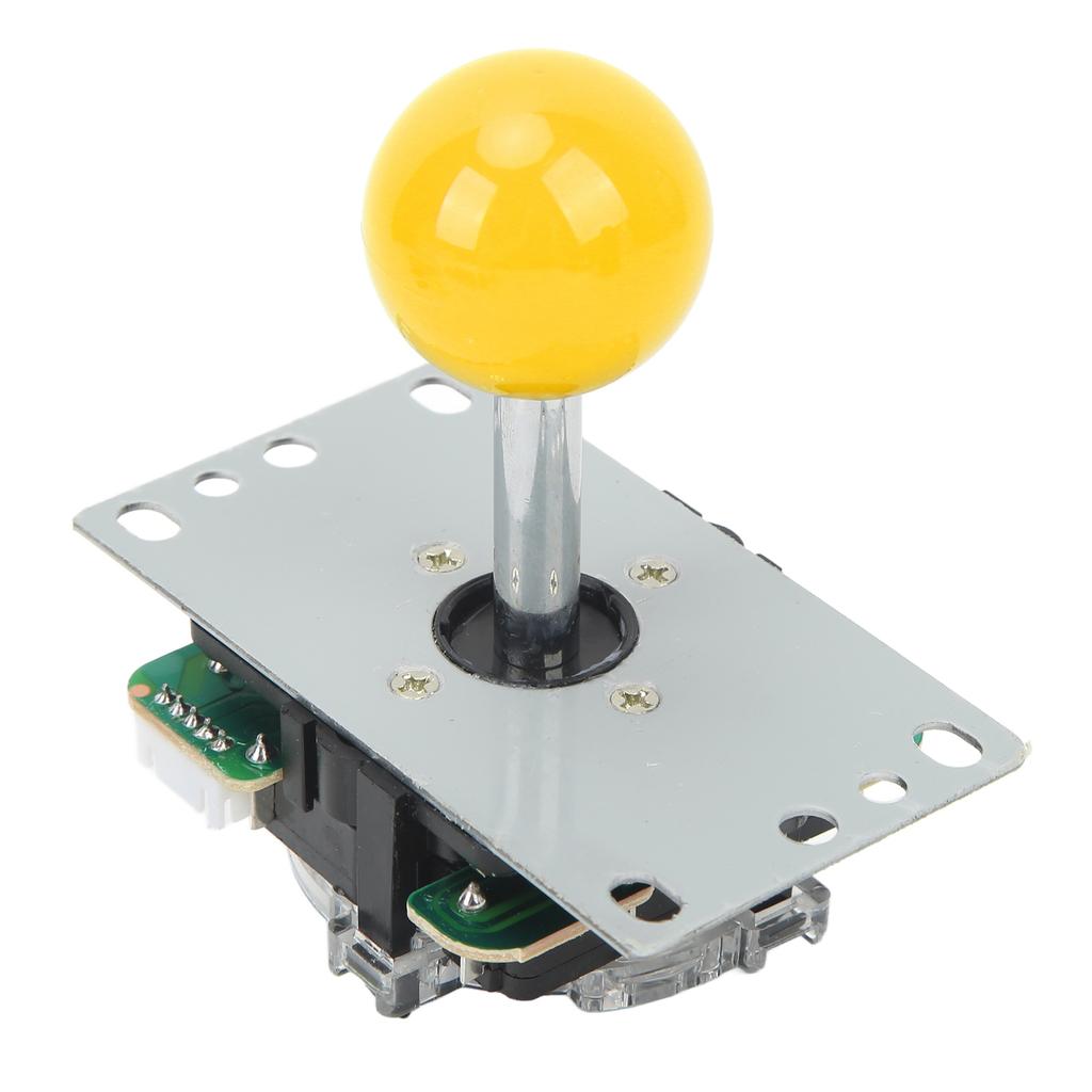 DIY USB Controller Computer Rocker Game Stick Joysticks with Control Chip for Arcade Game Yellow