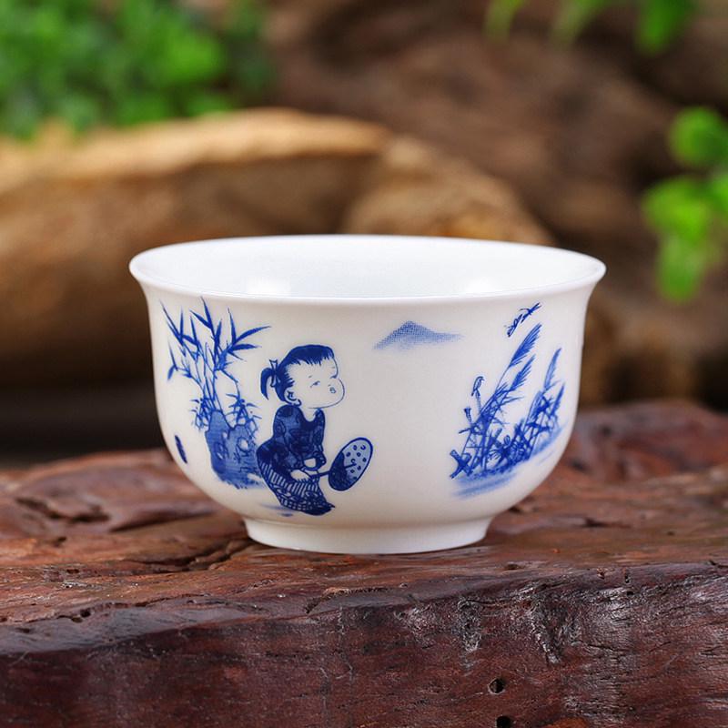 Miniature Ceramic Gongfu Tea Tasting Cup - Extra Small Chaoshan Set